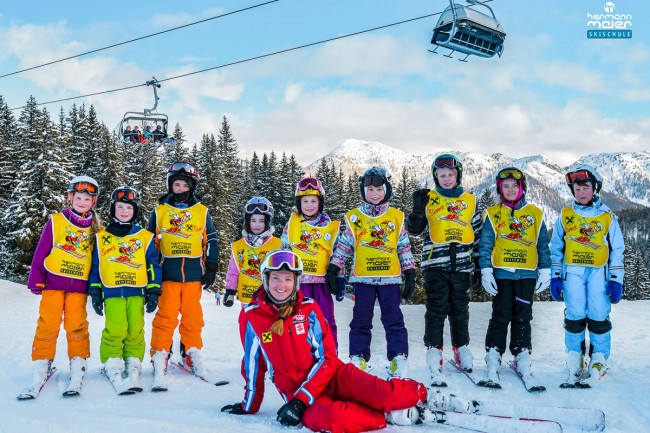 Skikurs-Gruppenbild