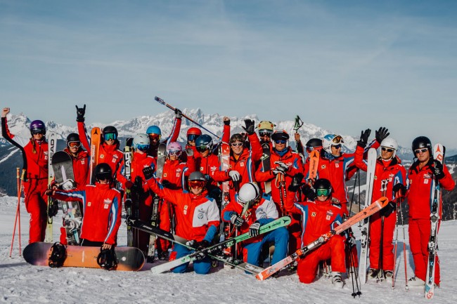 Team der Skischule Hermann Maier in Flachau
